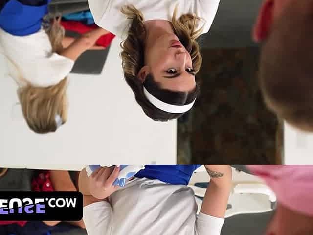 Tiny Blond Chanel Camryn & Daisy LaVoy Share Dong In Hawt Trio