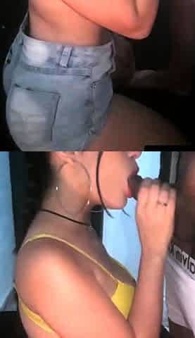 GAVE A BLOWJOB AND GOT A CUMSHOT IN THE MOUTH