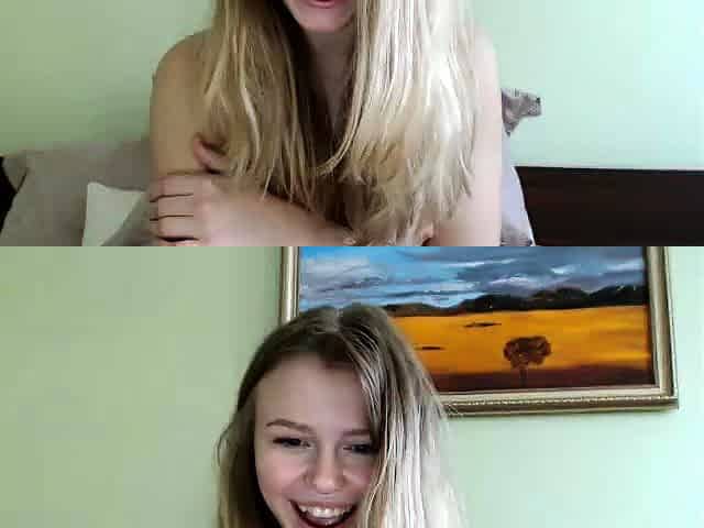Blonde Hot Teen Undressing And Masturbation