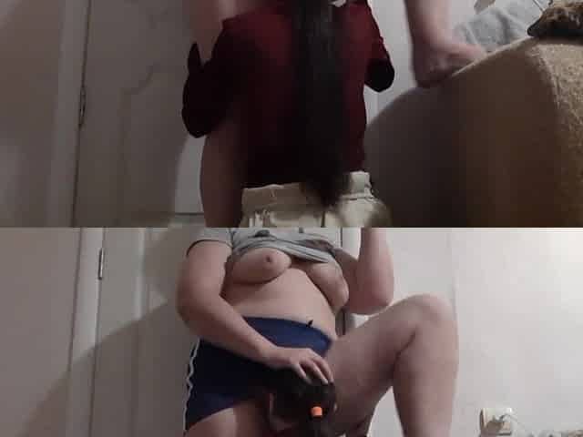 I grabbed her by the hair and fucked her in the mouth - Lesbian_illusion