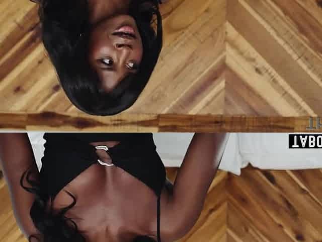 Curvy ebony mother I'd like to fuck rather takes a BBC than a vibrator when this guy busted her
