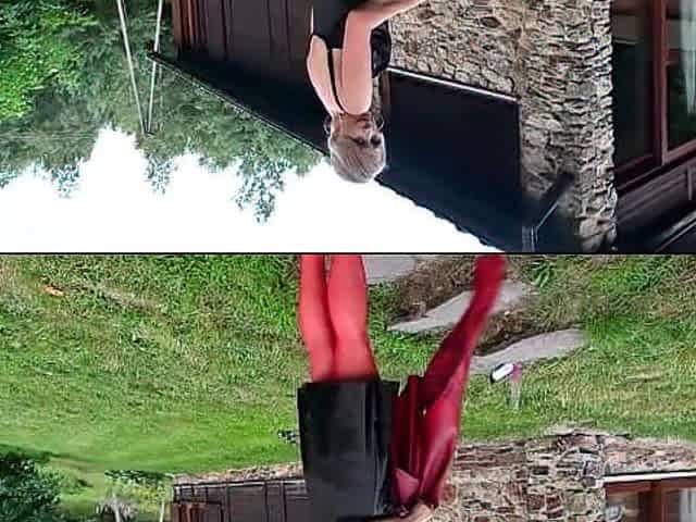 Outdoor Anal Fuck with a Big Rubber Dildo - Medium Resolution