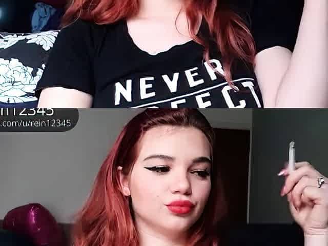 Smoking Redhead