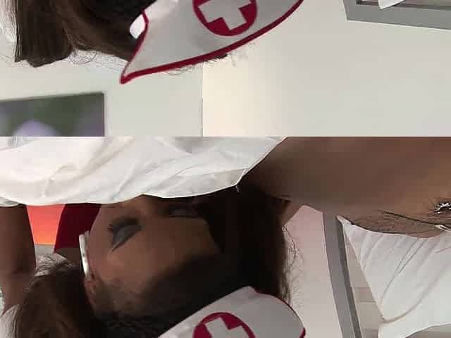 Balls unfathomable in black nurse Kiesha Kane with his BWC