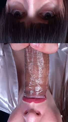 Pregnant Wife Know How to Do Sloppy Deepthroat