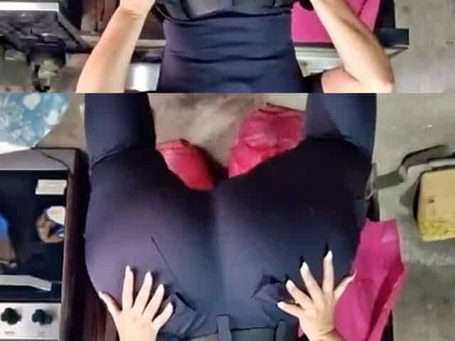 Big Ass in Pink Dress Moving It