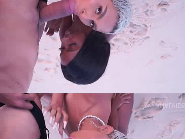 Heloa Green & Jasminy Villar At A Nude Beach Fucked By The Biggest