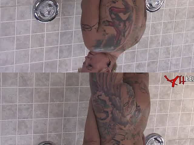 BlackWidowXXX BTS Shower Photoshoot - AltErotic