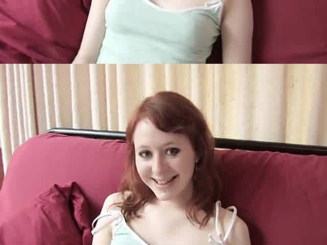 Hot Girl Rubs Clit Then Sucks The Huge Cock That Fucks Her To Cumshot