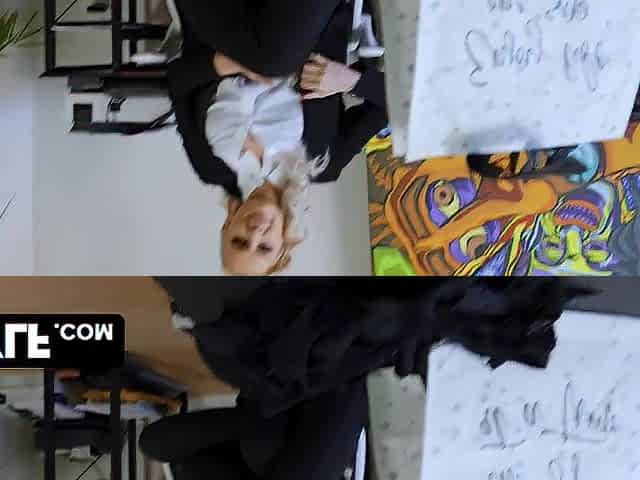 Golden-haired Cutie Kenzie Taylor Gets Her Cunt Screwed By Her Recent Boss During Interview - Mylf