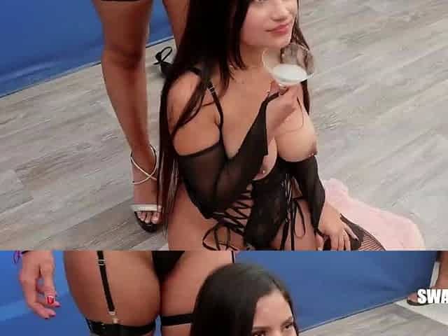 Ass fucking blowjob DP busty big boobs