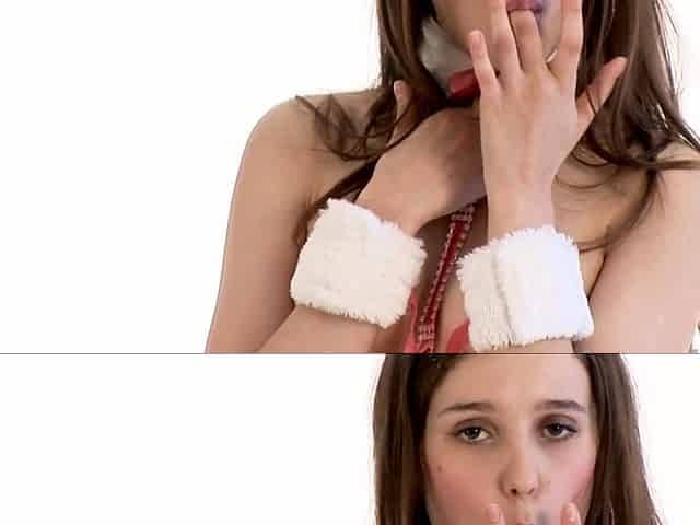 Tiny Tyler Solo Photoshoot Orgasm