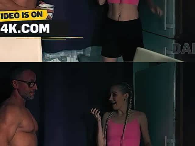 DADDY4K. Cheating with stepdaddy in the kitchen