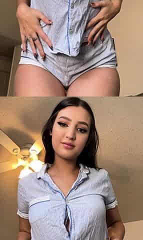 Busty brunette anal solo masturbation
