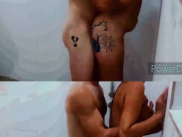 Shower Sex Ends In Creampie