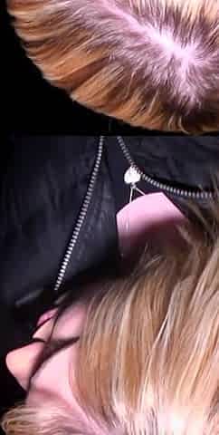 Filthy Young Blonde British Slut Warms up Cocks on a Cold Night During a Dirty Dogging Mission