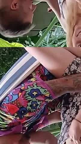 Redhead Color Her Hair Blonde She Loved the Dick on the Swing