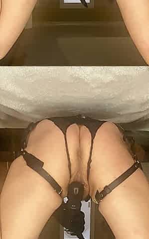Ebony gloves Ebony sex-toy