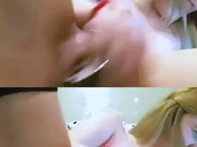 Petite Babe fucks her creamy pussy with dildo