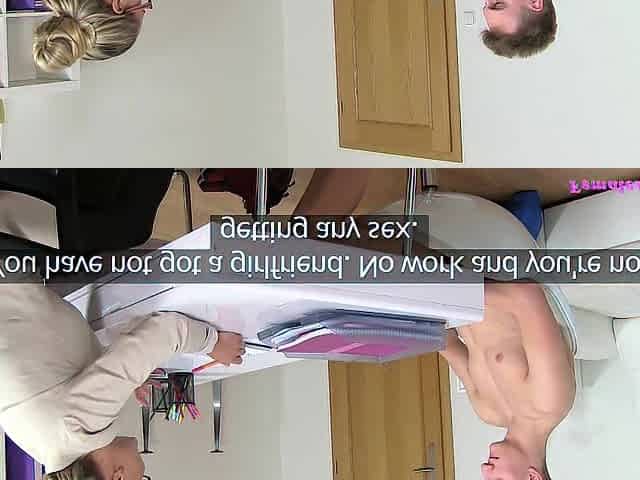 OH NO! That guy gave me a creampie instead of a facial - Female Agent