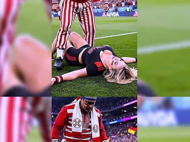 Post-Match Pitch Blowjob For Paraguay Fan