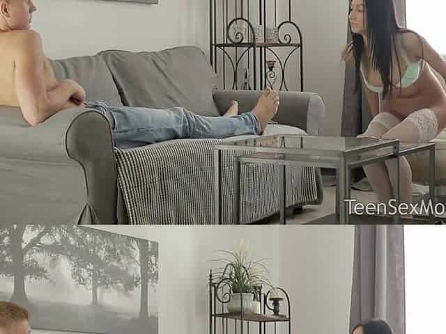 Brunette Want All - Blowjob
