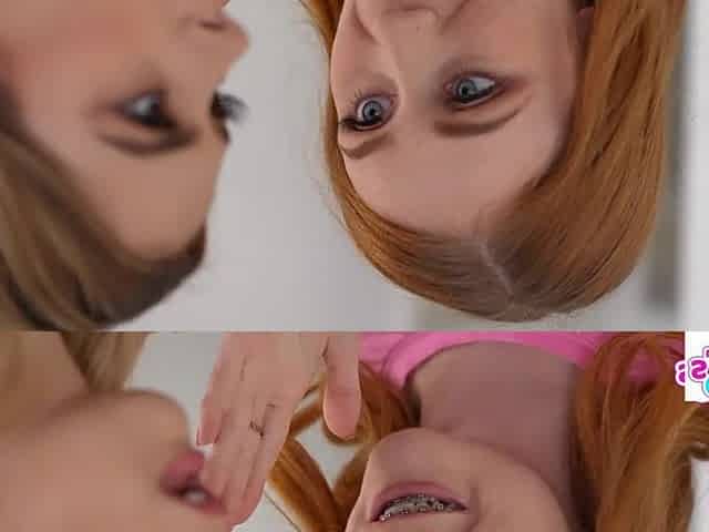Clever Stepbro has Scarlet Skies & Molly Little Fighting Over His Sticky Load of Cum
