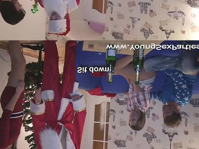 Ludmila, Lisa in Christmas pre-fucking party
