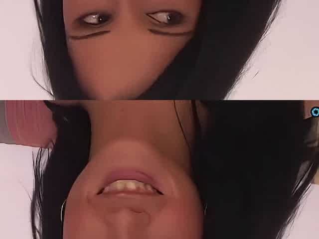 Latina Sucks On Two Cocks Before She Is Fucked By Both Of Them