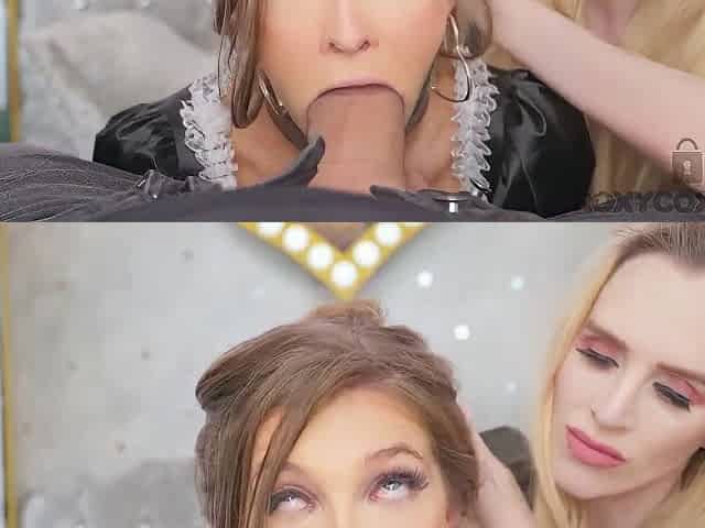 Roxy Cox Crazy Pov Threesome Orgy