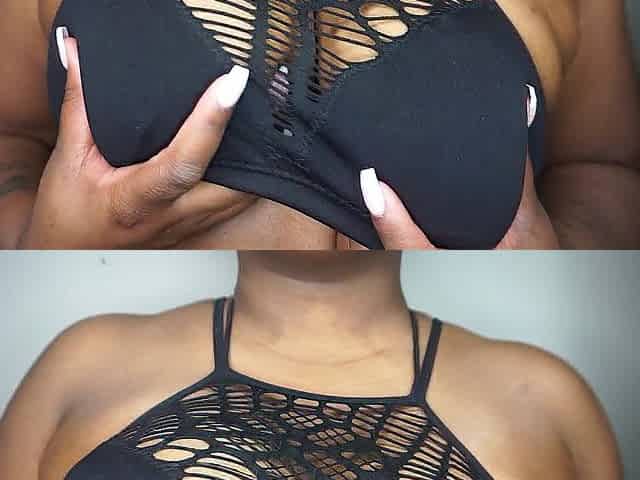 Natural Oiled Large Tit Black