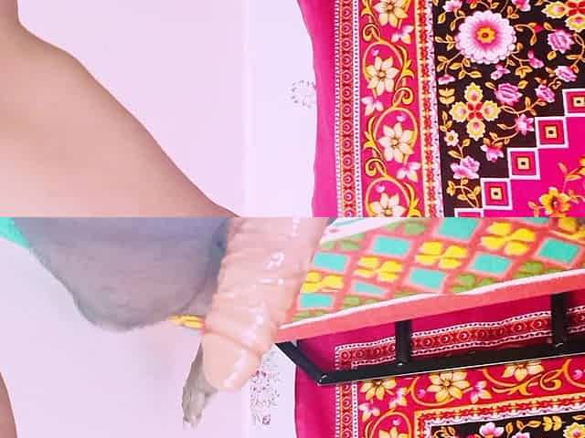 Desi Stepmom and Stepson Dildo Condom Fucking