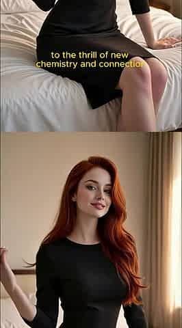 (AI-generated) The secrets of the red-haired businesswoman