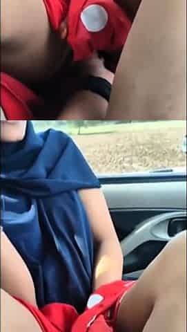 Hajibi Girl Finger Hard On Her Boyfriends Car In Highway