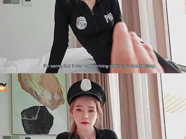Excuse Me Miss, Are U Indeed From The Police? Why Do U Have An Anal Plug In Your Booty?