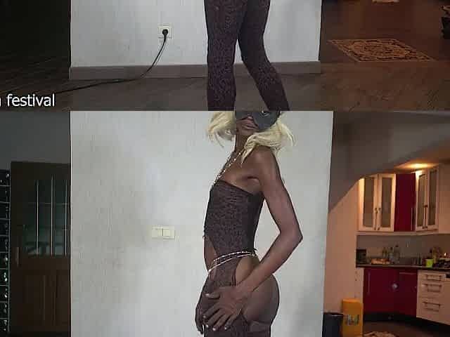 Slender thick black bitch with a worthwhile cunt and jellow butt widening her booty