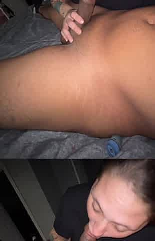 Sucking and Fucking Big Black Cock