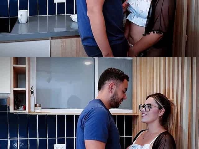 A Good and Quick Fuck with My Stepbrother-in-law in My Boyfriend's Bed When We Are Alone