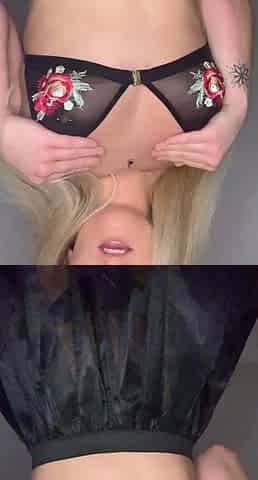 Curly Blonde Teen Records Solo Dildo Masturbation More at