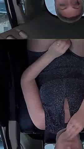 Risky Public Trip in Full Pantyhose Encasement Nylon Doll in the Car