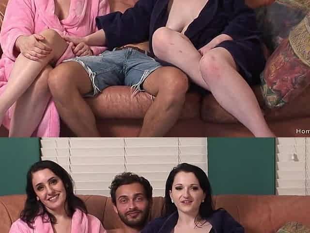 Curvy Buxom Brunette PAWGs Monica Hope & Indigo Jones Swap Brax Dee's Dick Between Their Needy Cunts