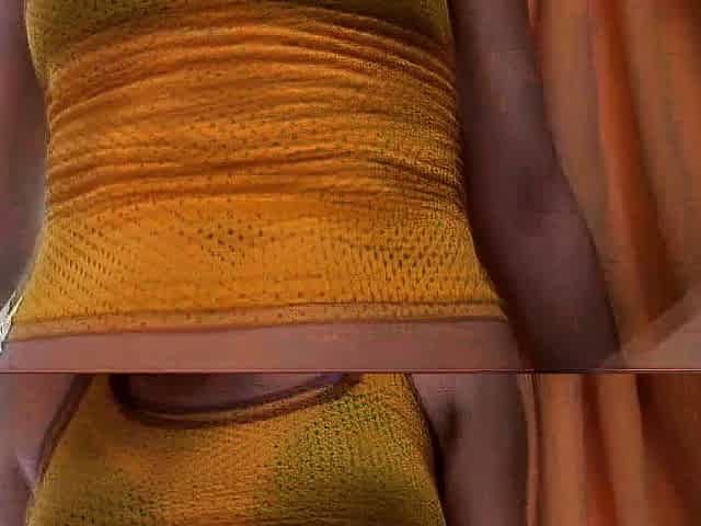 Small Tit Babe Lies Back In Chair And Masturbates Wet Snatch