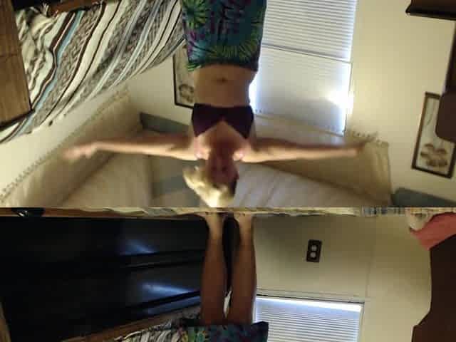 music room pink panties yoga 11-19-17