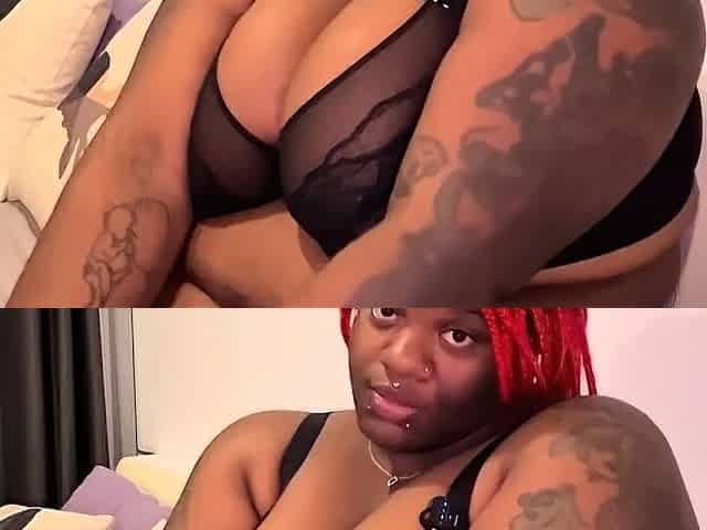 Ebony BBW Topless JOI