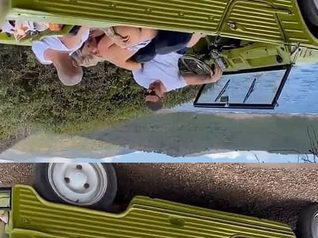 un tour en voiture qui fini en trio