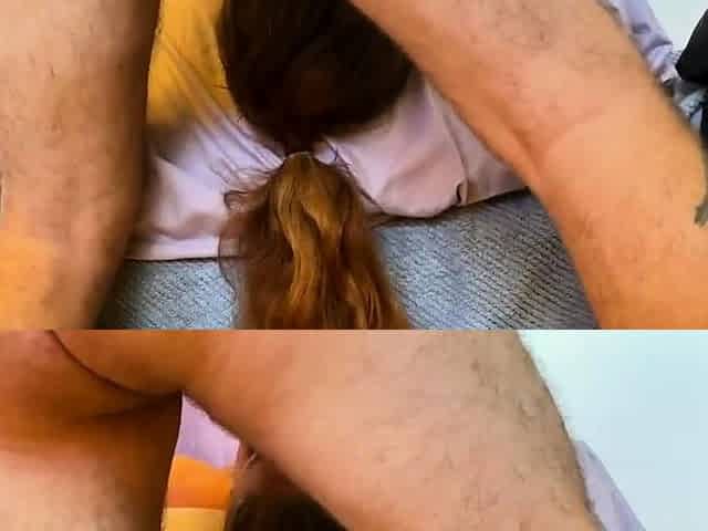 Redhead Gets a Rough Throat Fucking