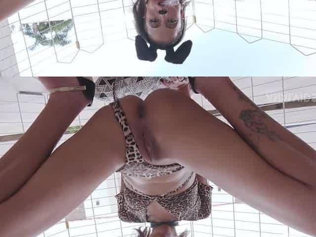 Sexy pet Polly Petrova takes two cocks in the ass, big gapes