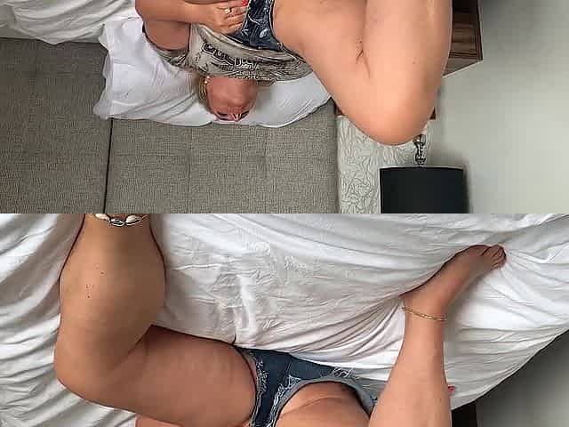 Amateur Wife Solo Hotel Enjoyment