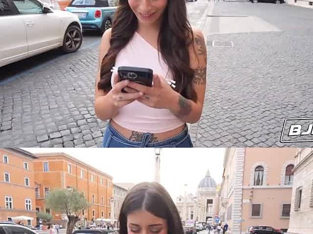 BJRAW Shy Silvia Soprano gets a facial
