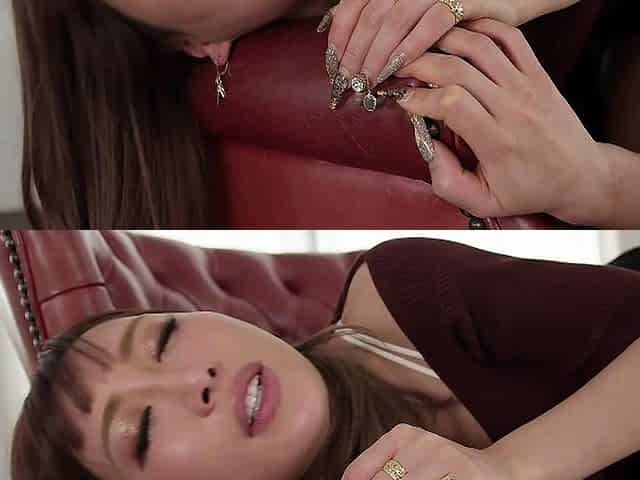 Knocked up asian babes blowjob and hardcore fun close up